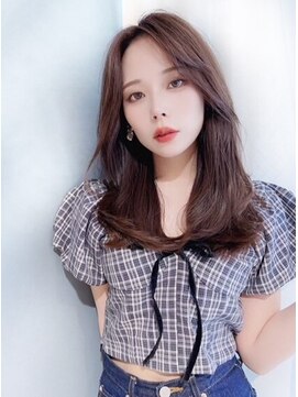 ボヌール 銀座並木通り店(Bonheur) 【銀座有楽町】セミロングで作る大人可愛い韓国レイヤーヘア