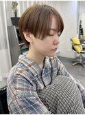 【Owll】石田学史オリーブベージュベリーショート20代30代40代
