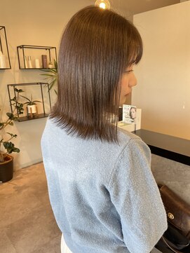 メデル(mederu) ブリーチなしカラー透け感カラーグレージュカラー20代30代40代