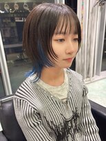 トーキョー オタクヘアー(TOKYO OTAKU HAIR) ウルフカット インナーカラー  ケアブリーチ 中性ウルフ