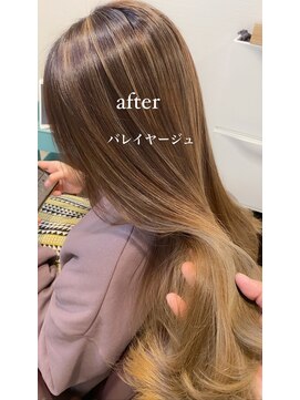 オレンジクラッカー 鎌倉長谷(Orange Cracker) 【リアルサロンワーク】バレイヤージュ　鎌倉　長谷