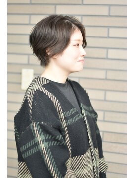 エンドレスウィズユー(ENDLESS WITH YOU) 【くせ毛を活かした】パーマ風ショートボブ