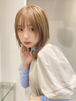 ジーナ 名駅(XENA.) ハイトーンブリーチ/韓国風/ケアブリーチ/姫カットレイヤー★31