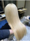 抜きっぱなしブロンドヘア