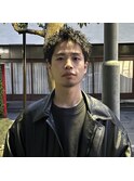 スパイキーショート×ピンパーマ