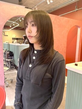 ローレンジウ(LOREN JU) 名駅/名古屋駅/学割U24/レイヤーカット/オージュア/ダブルカラー