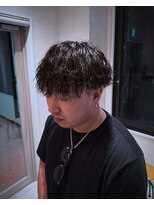 アレアル 広島並木通り店(ALEAR)&nbsp;波巻きスパイラル/メンズパーマ/ブリーチパーマ/メンズマッシュ