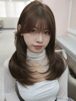 アミー 駒澤(Ammy komazawa)&nbsp;ロングヘアー/レイヤースタイル/顔まわりレイヤー