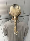 【新宿駅/新宿三丁目/ヘアセット/タイトヘア】