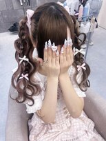 ヘア サロン クラン ソア 心斎橋店(hair salon clan soar) ハートツインテール【クランソア】ヘアメ/ヘアセット/心斎橋  