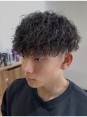 メンズカット/メンズパーマ/ニュアンスパーマ/眉毛/栄