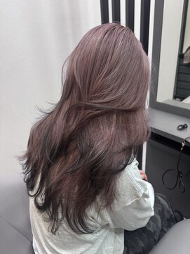 シエスタ(SIESTA) デザインカラー エンドカラー ラベンダーピンク レイヤーカット