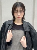 結べるボブ/オリーブグレー/ココアベージュ/小顔/ショートカット