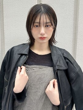 結べるボブ/オリーブグレー/ココアベージュ/小顔/ショートカット