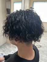 エヴァーグロー 郡山(ever glow)&nbsp;ツイストスパイラルパーマ　メンズスタイル