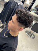 men's/メンズ/フェード/バーバー/メンズパーマ/スペインカール