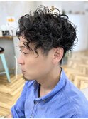 波巻きスパイラルパーマナチュラルスペインカール爽やか/本厚木