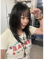 ナループロア ルームー(Nalu pu loa ROOMOO) お顔まわりのシャギーレイヤーが可愛い☆/韓国レイヤー/KIRA