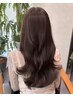 【カラーだけでも艶髪に】透明感カラー＋髪質再生TR ￥11,000
