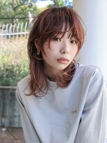 エムスラッシュ 新百合ヶ丘(M.SLASH)&nbsp;ウルフレイヤー/ハッシュカット/くびれミディ/ピンク/新百合ヶ丘