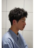 10代20代メンズスパイキーショートピンパーマショートスタイル