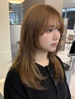 ローレンアオ(LOREN AO)&nbsp;ダークパープル/ナチュラルショート/夏のヘアアレンジ/矢場町