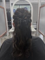 ミニィバイミラーズ(Miniy by Miroirs)&nbsp;ヘアセット×ハーフアップ