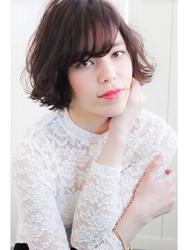 ランプ ヘアー(lamp hair) 【lamphair 】黒髪◎外国人風ウェーブ×ラベンダーアッシュ♪No5