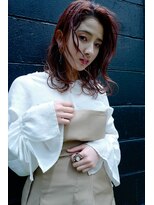 ヘアメイクエイト 丸山店(hair make No.8) 【No.8*岩切祐樹】ロブ×チェリーピンク