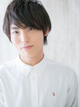 ダンディ館アダム 戸頭店 厚めバングが新鮮！黒髪爽やかマッシュa