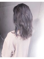 ヘアーアンドアトリエ マール(Hair&Atelier Marl)&nbsp;【Marl】ラベンダーグレージュカラーの無造作セミディ♪
