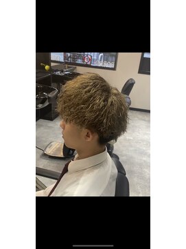 ボルド(MEN'S HAIR SALON BORDO) ツイストスパイラル×マッシュ×ベージュ