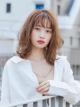 フォンズ(FONS) 大人カジュアル　くびれミディアム/外ハネミディアム/20代/30代