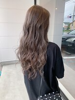 ナンバー(number+)&nbsp;20代30代40代ラベンダーベージュロング立体感美肌