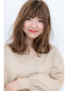 カバーヘア ブリス 戸田公園西口店(COVER HAIR bliss) くすみピンク*オンブレ無造作ふわミディY戸田公園20代30代40代