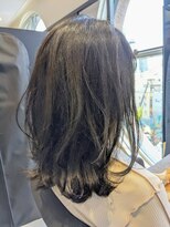 ジエクト 本店(The Ect)&nbsp;エアリーミディ×ダークアッシュブラウン×ミストバング