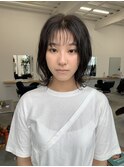 ふんわりミディアム／グレージュ