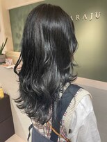 サラジュ 梅田店(SARAJU) saraju ヒラノ　ディープアッシュ　ロングレイヤー