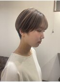 刈り上げマッシュショート