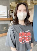 ▲韓国風ミディアム×地毛風オリーブグレージュ▲