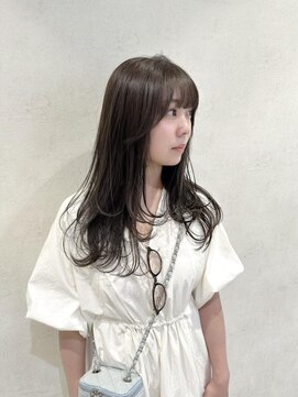 パーク(PAAQ) 【paaq kana】オリーブベージュ×レイヤーカット