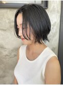 軽いショートバブ