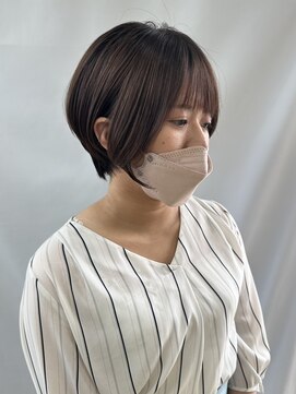 サラ ビューティー サイト 古賀店(SARA Beauty Sight) 大人かわいい20代30代40代サイドバングショート