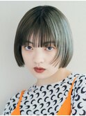 似合わせ イメチェンヘアスタイル ハッシュカット フルバング