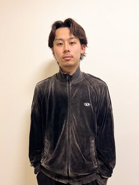 ヨー(Yoh-) 【センターパート/星亘祐】ニュアンスパーマ/アンニュイ