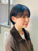 フェイス 石川町 (FACE) 小顔大人可愛い丸みショートボブ/HONOKA