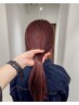 ケアダブルカラー + 髪質改善トリートメント ¥15200