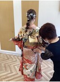 七五三 撮影着付ヘアメイク 着物レンタル受付中♪