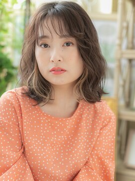 カバーヘア ブリス 北浦和(COVER HAIR bliss) インナーカラーニュアンスパーマくびれボブc5北浦和20代30代40代