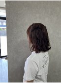 ツインハーフアップ